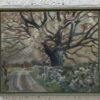 The old tree by the lane, Cumbria. Oil on canvas board. 33x27.5cm Holly Lasseter Dorset Art Weeks