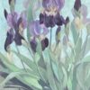 Iris. Oil on canvas board